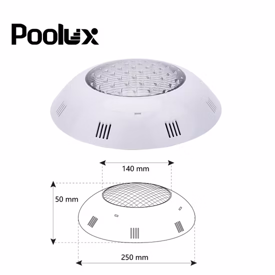 Luce per piscina LED Poolux Slim impermeabile IP68 montata a parete da 18 W 250 mm