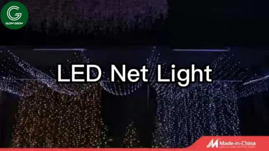 Luce netta a LED Luce a rete Luce natalizia per palme all'aperto Matrimonio Casa Natale Navidad Evento festivo Decorazione paesaggistica commerciale